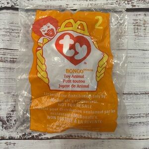 Teenie Beanie Baby Bongo Happy Meal Toy Vintage 1998